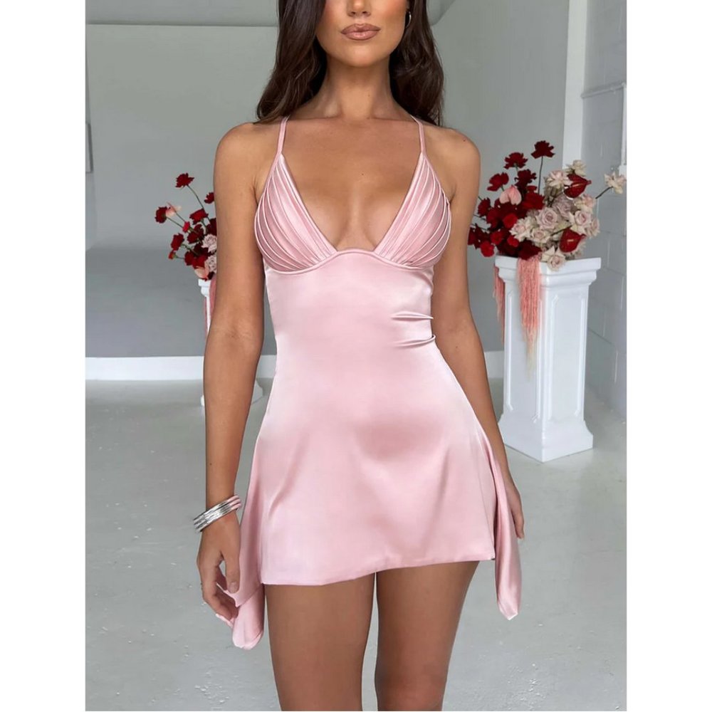 Babyboo Clarise Mini Dress Blush
